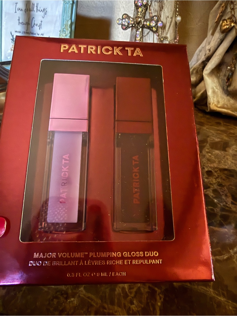 Patrick Ta Major Volume Plumping Gloss Set — Soft Pink & Classic Red